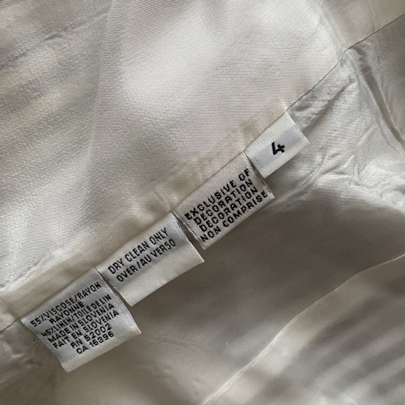 EUC Dana Buchman Striped Fitted Blazer Sz 4 - Picture 7 of 7